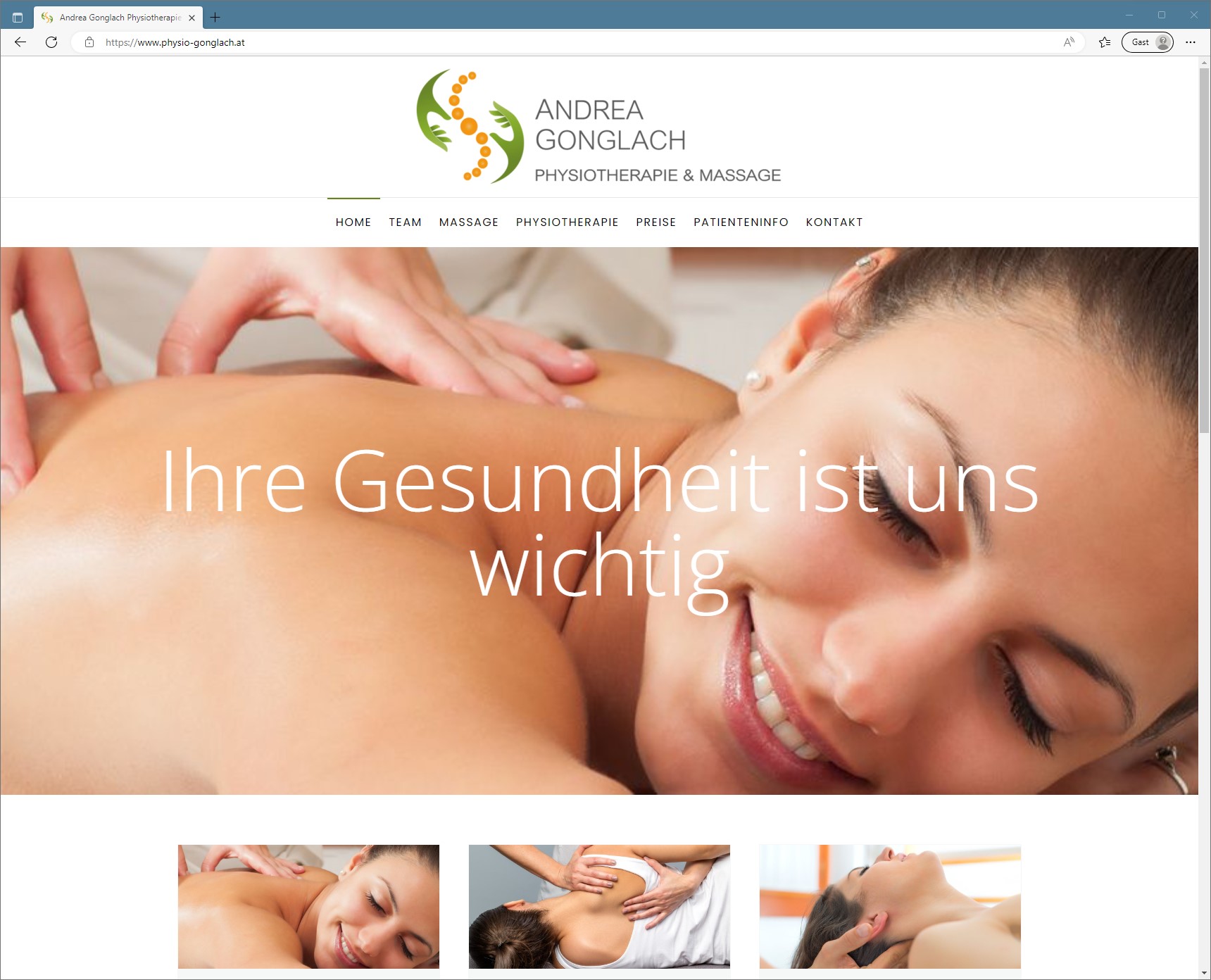Physiotherapie / Massage Andrea Gonglach